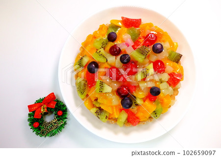 水果撻撻西式點心聖誕節 水果撻撻西式點心聖誕節 102659097