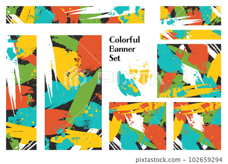 Banner set_abstract 102659294