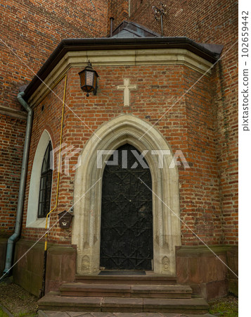 Medieval iron door of Church 102659442