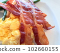 Breakfast "Bacon Scrambled Eggs" at the hotel I stayed in Oahu, Hawaii 102660155