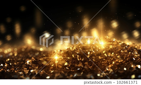 Shining Gold Dust: AI Works 102661371