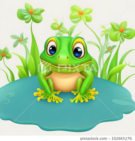 AI生成的青蛙插畫 AI生成的青蛙插畫 102665276