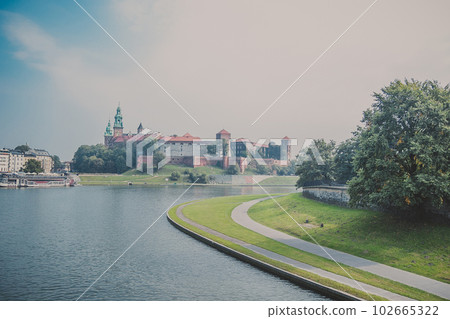 The Wawel royal Castle in Krakow, Poland The Wawel royal Castle in Krakow, Poland 102665322
