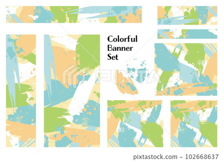 Banner set_abstract 102668637