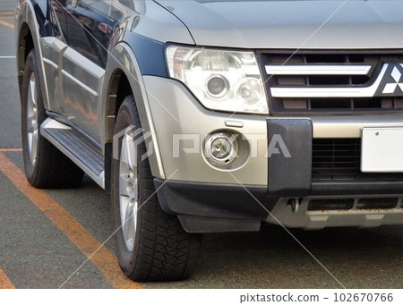 Car image Mitsubishi 4th generation Pajero front mask 102670766