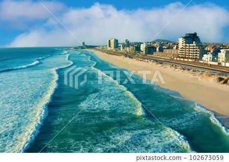 It is a beautiful landscape of Cape Town, a famous tourist attraction in South Africa. It is a beautiful landscape of Cape Town, a famous tourist attraction in South Africa. 102673059