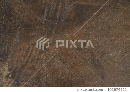 Stone background, stone wall background with smooth texture. Abstract, mottled textured surface of stone material. Natural rock details with space to copy. High quality photo 102674311
