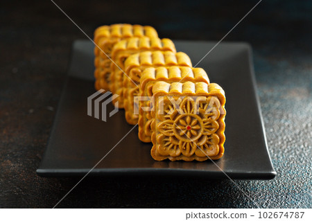 Traditional Chinese mooncakes Traditional Chinese mooncakes 102674787