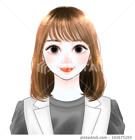 一個女人帶著微笑 102675203