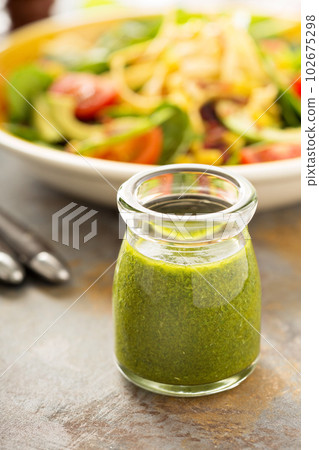 Healthy green goddess salad dressing Healthy green goddess salad dressing 102675298