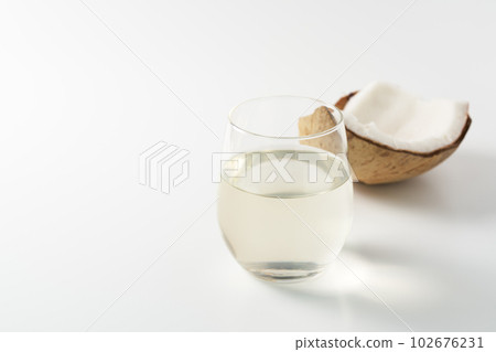 椰子白色背景 椰子白色背景 102676231