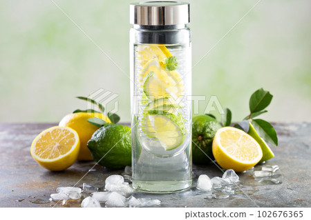 Infused detox water Infused detox water 102676365