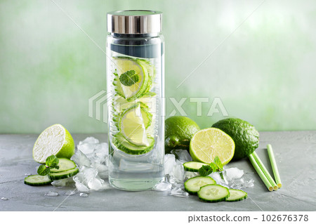 Infused detox water Infused detox water 102676378