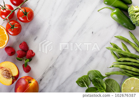 Fruit and vegetable ingredients 102676387
