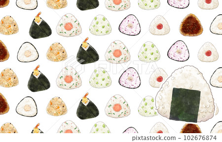 飯糰插圖標題 飯糰插圖標題 102676874