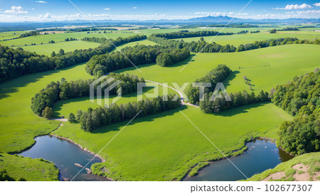 人工智能生成的圖像 [自然] 土地和森林景觀 102677307