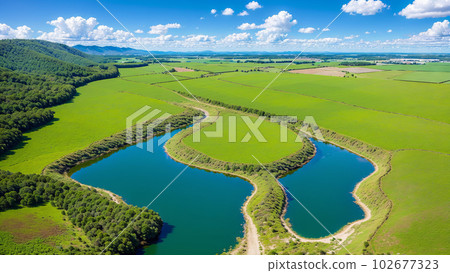 人工智能生成的圖像 [自然] 土地和森林景觀 102677323