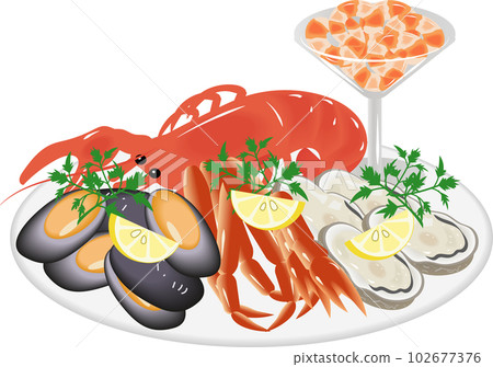 海鮮拼盤 102677376