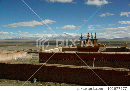 Western Tibet View of Namnani from Thalchen Western Tibet View of Namnani from Thalchen 102677377