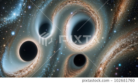 AI-generated image [Universe] Image of stars, galaxies, and space 102681760