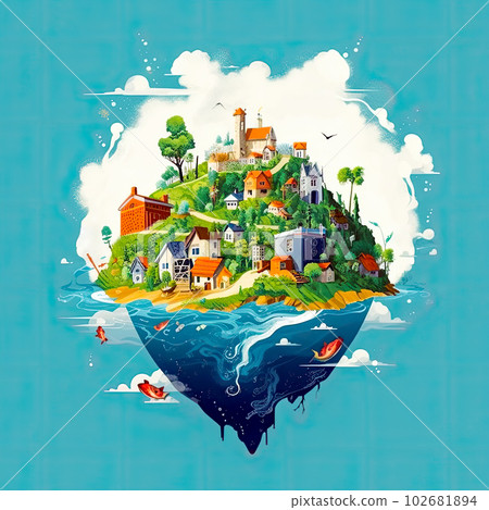 World invironment concept 102681894