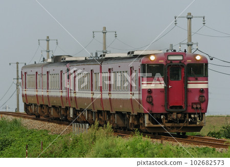 Takayama Main Line Hayaboshi-Senri JR West Kiha 47-1011+1013+1015+138 (Toyama) 102682573