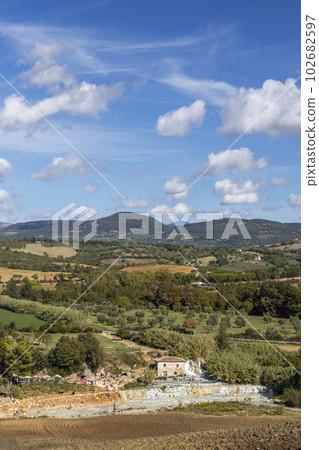 Cascate del Mulino, Saturnia, Tuscany, Italy 102682597