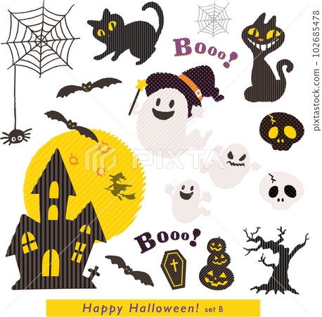 萬聖節:可愛的材料集 萬聖節:可愛的材料集 102685478