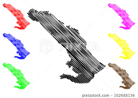 Trieste province (Italy, Italian Republic, Friuli Venezia Giulia region) map vector illustration, scribble sketch Province of Trieste map Trieste province (Italy, Italian Republic, Friuli Venezia Giulia region) map vector illustration, scribble sketch Province of Trieste map 102688136