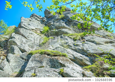 Thousand year old fortress of Tustan, archeological and natural monument Ukraine Thousand year old fortress of Tustan, archeological and natural monument Ukraine 102688596