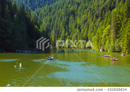 Lacu Rosu, Red Lake in Romania 102689834