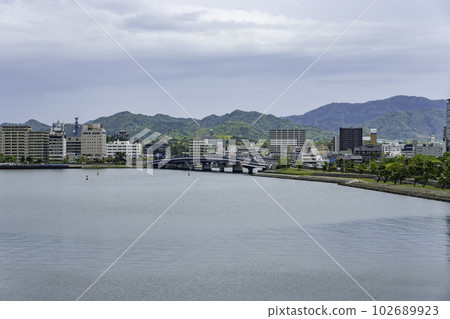 Matsue Lake Shinji Bridge Matsue City, Shimane Prefecture 102689923
