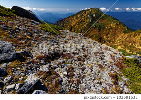Mt.Minosawa and Kusa-koyo near Shimada Musume in the Central Alps Mt.Minosawa and Kusa-koyo near Shimada Musume in the Central Alps 102691635