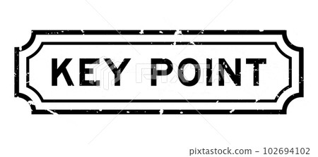 Grunge black key point word rubber seal stamp on white background Grunge black key point word rubber seal stamp on white background 102694102
