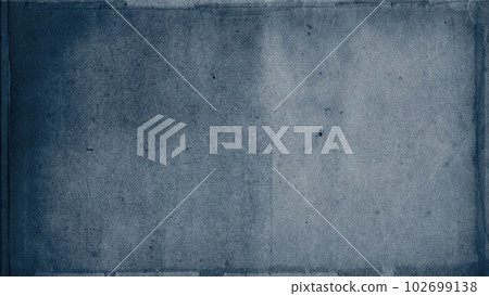 Vintage atmosphere blue paper texture with frame marks 102699138
