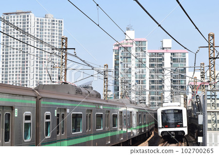 韓國首爾地鐵車輛（2號線，2000系列列車4號線和2號線） 102700265