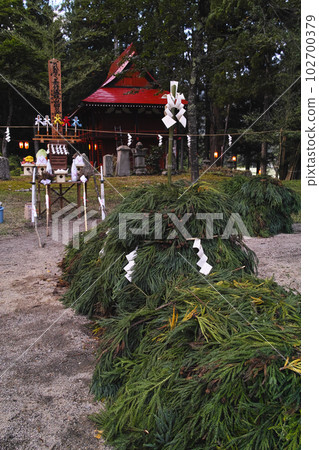Fire walking ritual at Oisawa Yudonosan Shrine 102700379