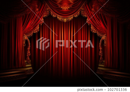 紅簾金飾：AI作品 102701336