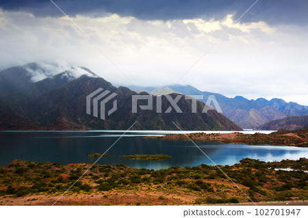 Potrerillos reservoir view 102701947
