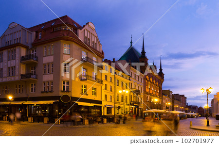 Lighted Torun streets 102701977