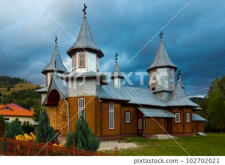 Wooden church in Carlibaba, Romania Wooden church in Carlibaba, Romania 102702021