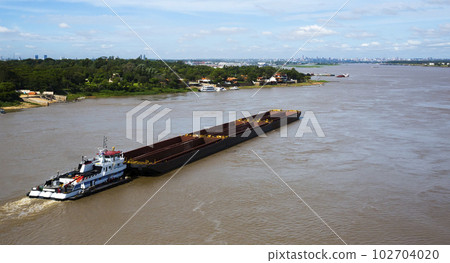 Paraguay River in Asuncion Paraguay River in Asuncion 102704020