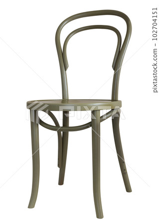 Bentwood chair isolated 102704151