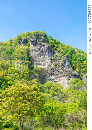 "Iwate Prefecture" Scenery of Basenkyo, Ninohe City 102704481