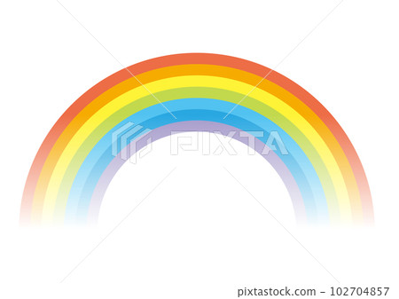 七彩彩虹插畫 102704857