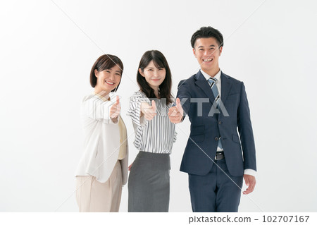 商業 30 多歲豎起大拇指 102707167