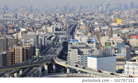 Time-Lapse View of central Osaka from Higashi-Osaka City Hall (Higashi-Osaka City, Osaka Prefecture) Time-Lapse View of central Osaka from Higashi-Osaka City Hall (Higashi-Osaka City, Osaka Prefecture) 102707181