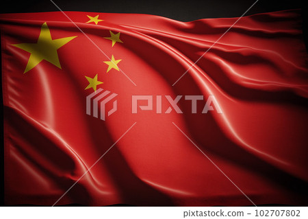 Chinese flag image: AI-generated image 102707802