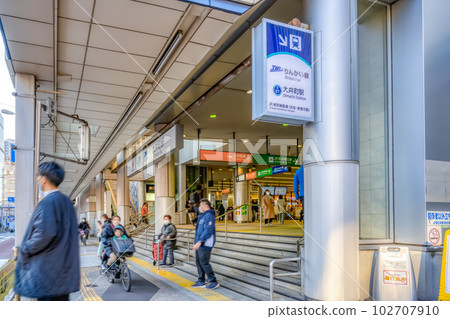 東京大井町站品川區街景 102707910