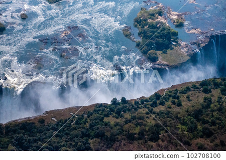 Aerial View of Victoria Falls 102708100